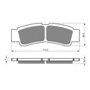 GOLDfren Brake Pads Off-Road Racing GF412 - K5