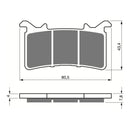 GOLDfren Brake Pads Sintered Sports GF415 - S3