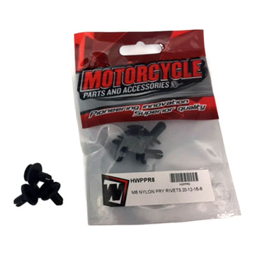 Whites Nylon Pry Rivets - M8 (10 Pack)