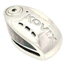 Kovix Overlord Alarm Disc Lock KNX12 Stainless Steel with Reminder Cable