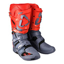 Leatt 2022 5.5 Flexlock Boot - Graphene/Red