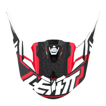 Leatt 5.5 GPX VO4 Helmet Peak - Red / Black / White (M-2XL)