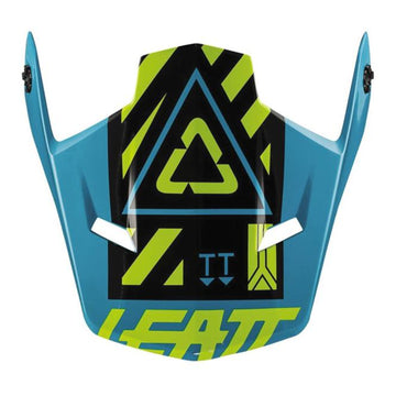 Leatt 5.5 GPX V19.1 Helmet Peak - Black / Lime (M/2XL)
