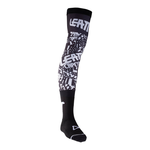 Leatt 2025 Knee Brace Socks - Black / White