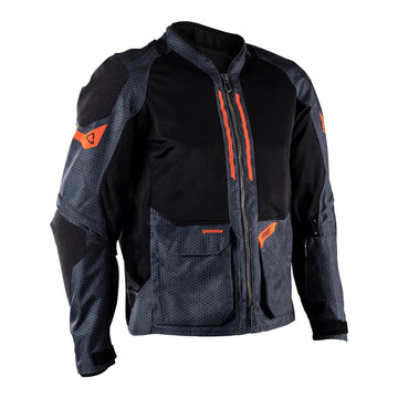Leatt 4.5 ADV FlowTour Jacket (Short) - Iron Grey