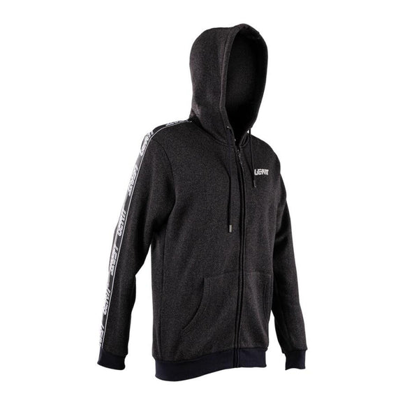 Leatt Tech Zip Hoodie - Black