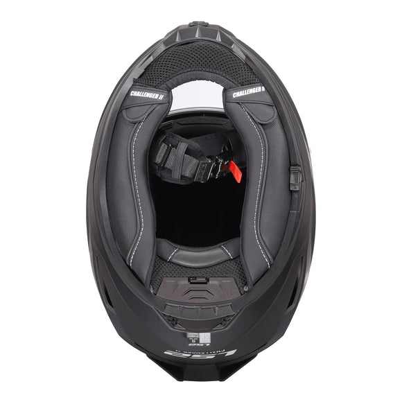 LS2 FF817 Challenger II Solid Helmet - Matte Black