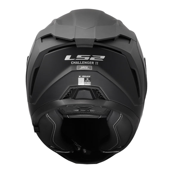 LS2 FF817 Challenger II Solid Helmet - Matte Black