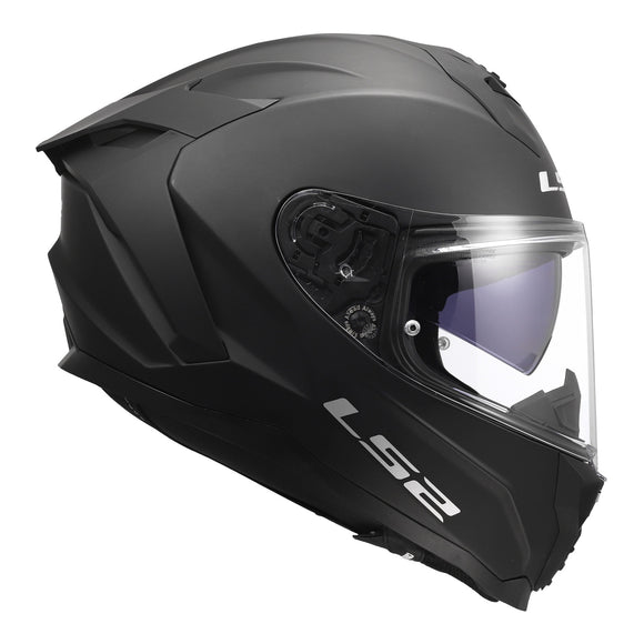 LS2 FF817 Challenger II Solid Helmet - Matte Black