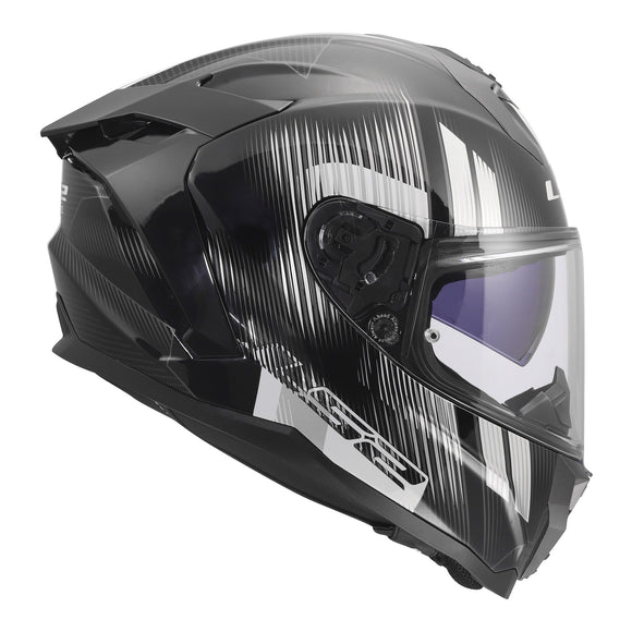 LS2 FF817 Challenger II Nitro Helmet - Black / Grey