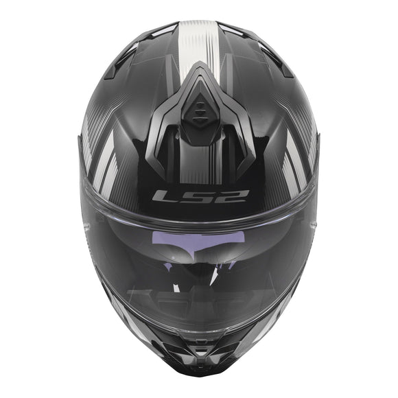LS2 FF817 Challenger II Nitro Helmet - Black / Grey