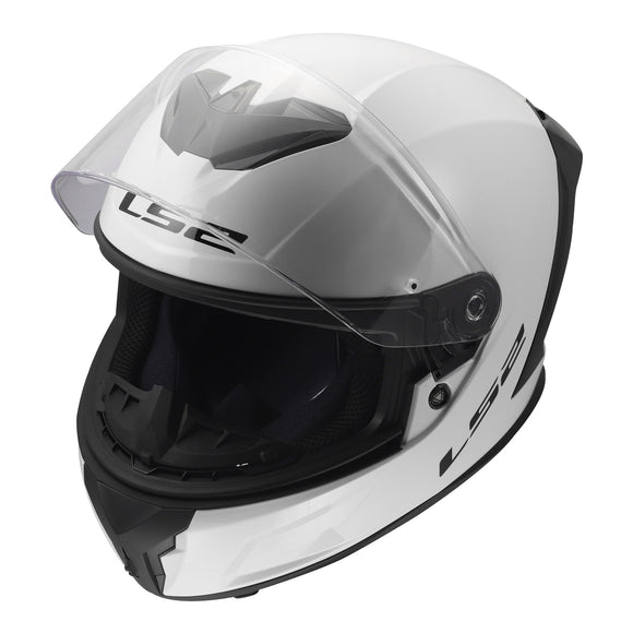 LS2 FF820 Rapid III Solid Helmet - Gloss White