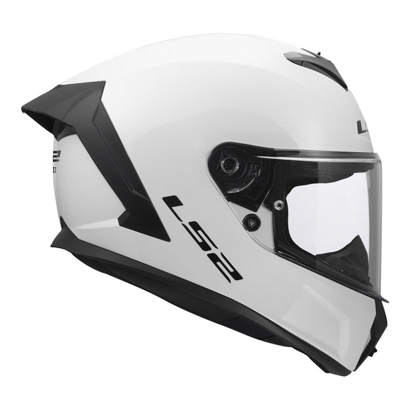 LS2 FF820 Rapid III Solid Helmet - Gloss White