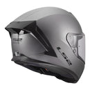 LS2 FF820 Rapid III Solid Helmet - Matte Titanium