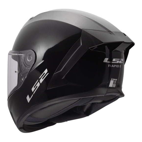 LS2 FF820 Rapid III Solid Helmet - Gloss Black