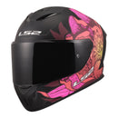 LS2 FF820 Rapid III Popppies Helmet - Black / Pink