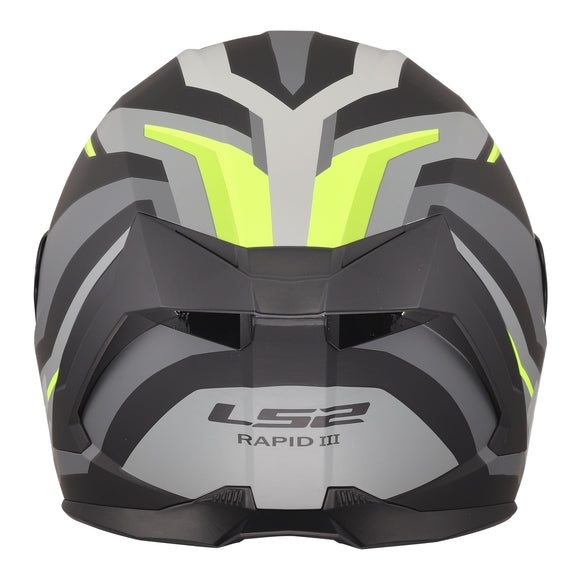 LS2 FF820 Rapid III Hyper Helmet - Black / Hi-Vis Yellow