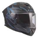 LS2 FF820 Rapid III Xtrem Helmet - Black / Blue Petrol