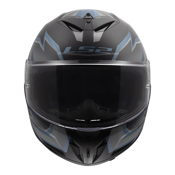 LS2 FF820 Rapid III Xtrem Helmet - Black / Blue Petrol