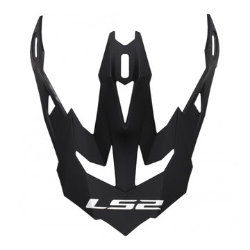LS2 MX700 Helmet Peak - Matte Black