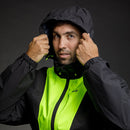 LS2 X-Rain Jacket - Black / Hi-Vis Yellow