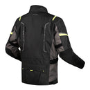 LS2 Narvik Men's Jacket - Grey / Black / Hi-Vis Yellow