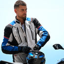 LS2 Narvik Men's Jacket - Grey / Black / Hi-Vis Yellow