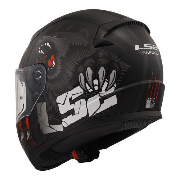 LS2 FF353 Rapid II Claw Helmets - Black 06