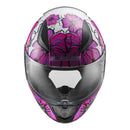 LS2 FF353 Rapid II Helmet - Poppies Pink 06
