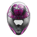 LS2 FF353 Rapid II Helmet - Poppies Pink 06