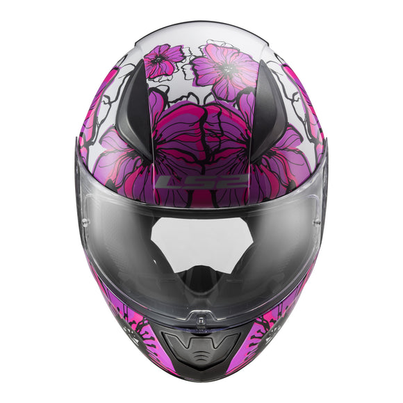LS2 FF353 Rapid II Helmet - Poppies Pink 06