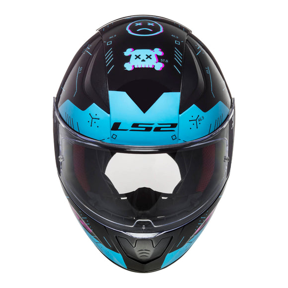 LS2 FF353 Rapid Player Helmet - Black / Blue