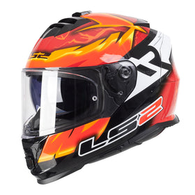 LS2 FF800 Storm II Replica Rinaldi Helmet - Orange 06