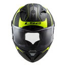 LS2 FF805C Thunder Carbon Helmet -  Matte Carbon / Hi-Vis Yellow