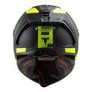 LS2 FF805C Thunder Carbon Helmet -  Matte Carbon / Hi-Vis Yellow