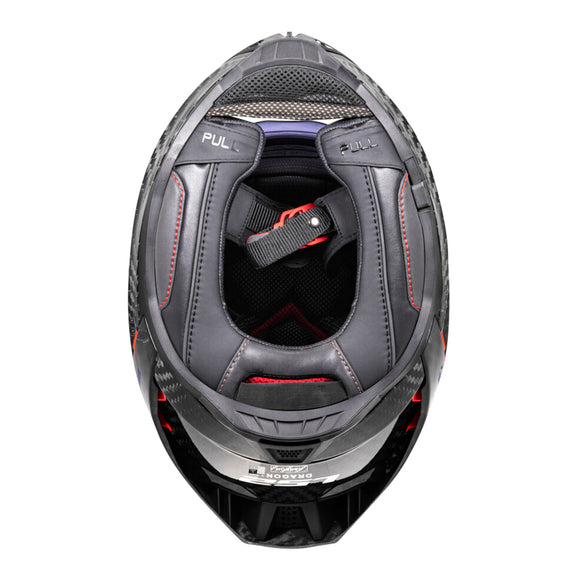 LS2 FF807 Dragon Helmet - Matte Carbon 06