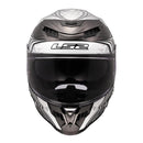 LS2 FF807 Dragon Carbon Enthum Helmet - Black / Silver 06