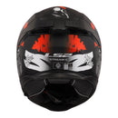 LS2 FF808 Stream II Angry Monkey Helmet - Matte Black / Red 06