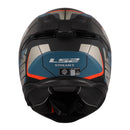 LS2 FF808 Stream II Road Helmet - Matte Black / Blue 06