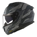 LS2 FF808 Stream II Shadow Helmet - Matte Titanium / Grey 06