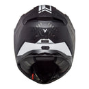 LS2 FF811 Vector II Splitter - Matte Black / White 06
