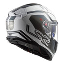 LS2 FF811 Vector II Metric Helmet - White / Titanium / Silver