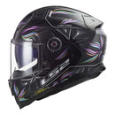 LS2 FF811 Vector II Tropical Helmet - Black / White 06