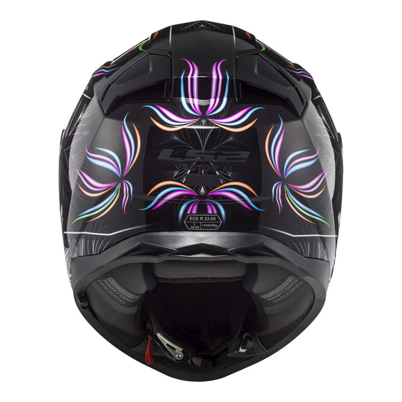 LS2 FF811 Vector II Tropical Helmet - Black / White 06
