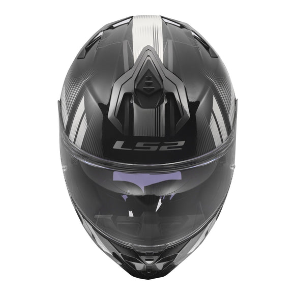 LS2 FF817 Challenger II Nitro Helmet - Black / Grey