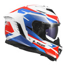 LS2 FF818 Storm III Komai Helmet - Whites / Blue / Red