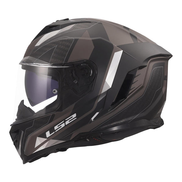 LS2 FF818 Storm III Sporty Helmet - Black / Grey