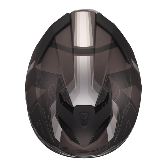 LS2 FF818 Storm III Sporty Helmet - Black / Grey