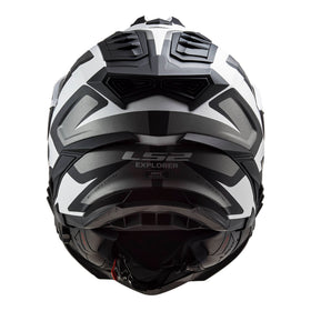 LS2 MX701 Explorer Alter Helmet - Matte Black / White