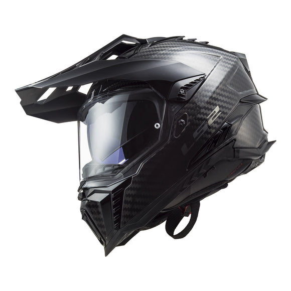 LS2 MX701 Explorer Carbon Helmet - Gloss Carbon